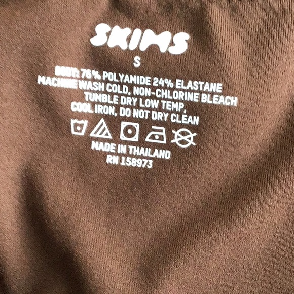 SKIMS Fits Everybody Long Slip Dress | Cocoa - Picture 8 of 11